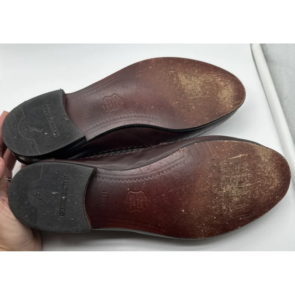 Giorgio Brutini Le Glove Men's Brown Leather Tassel Dress Loafers In Size 11EEE